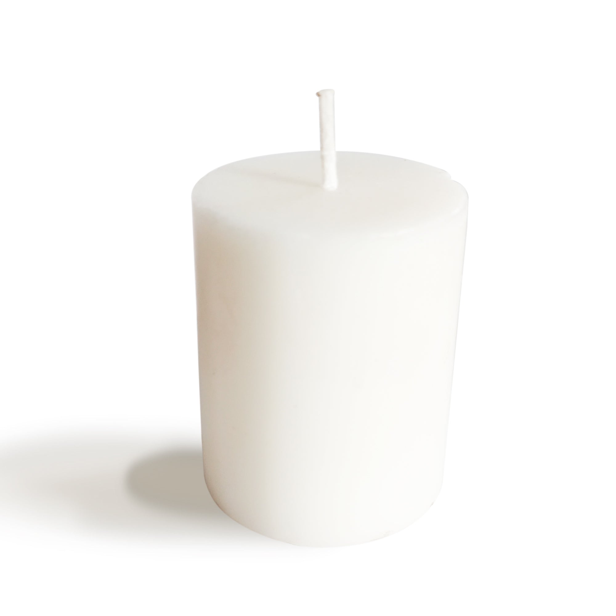 Grey Blown Glass Candle